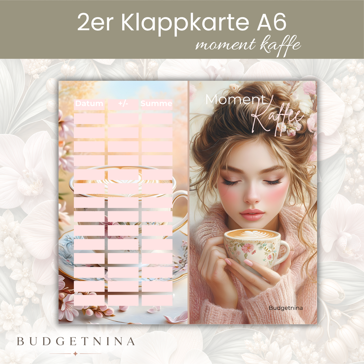 Moment Kaffee - 2er Klappkarte