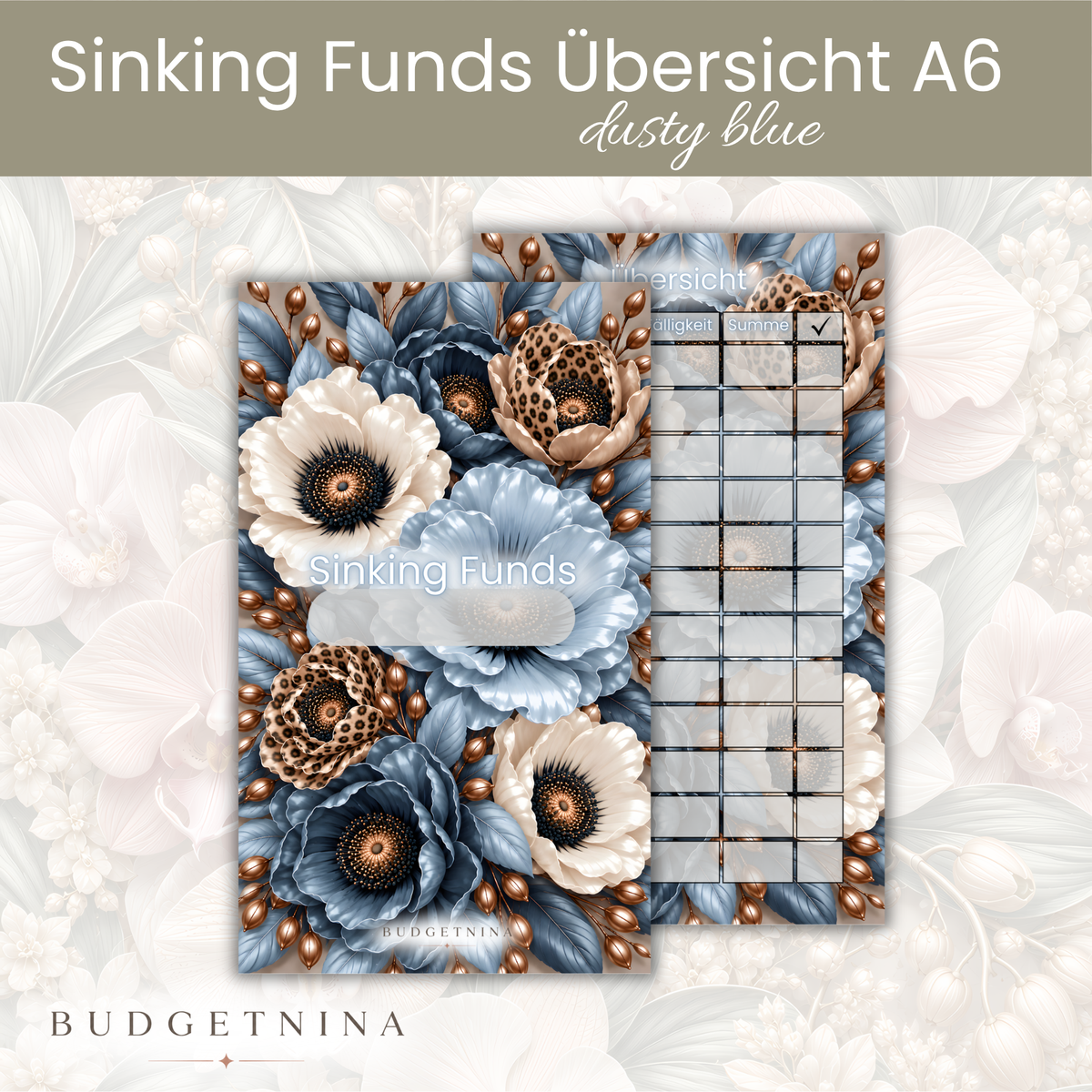 Sinking Funds Tracker A6