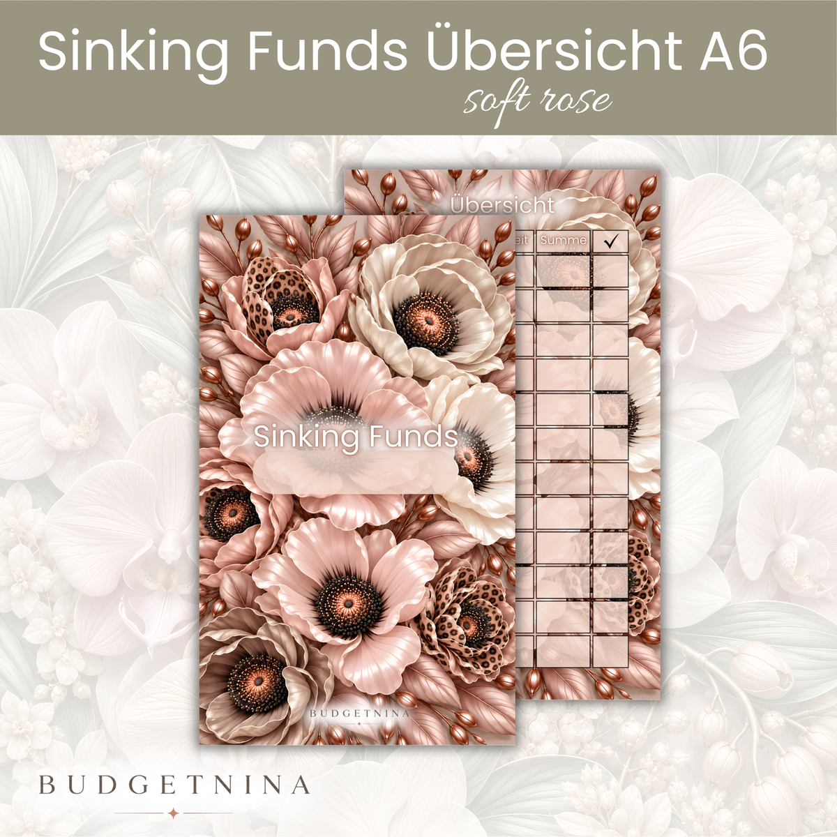 Sinking Funds Tracker A6