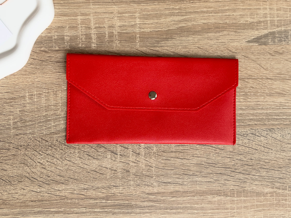 Cash Wallet / Geldmäppchen neutral bunt