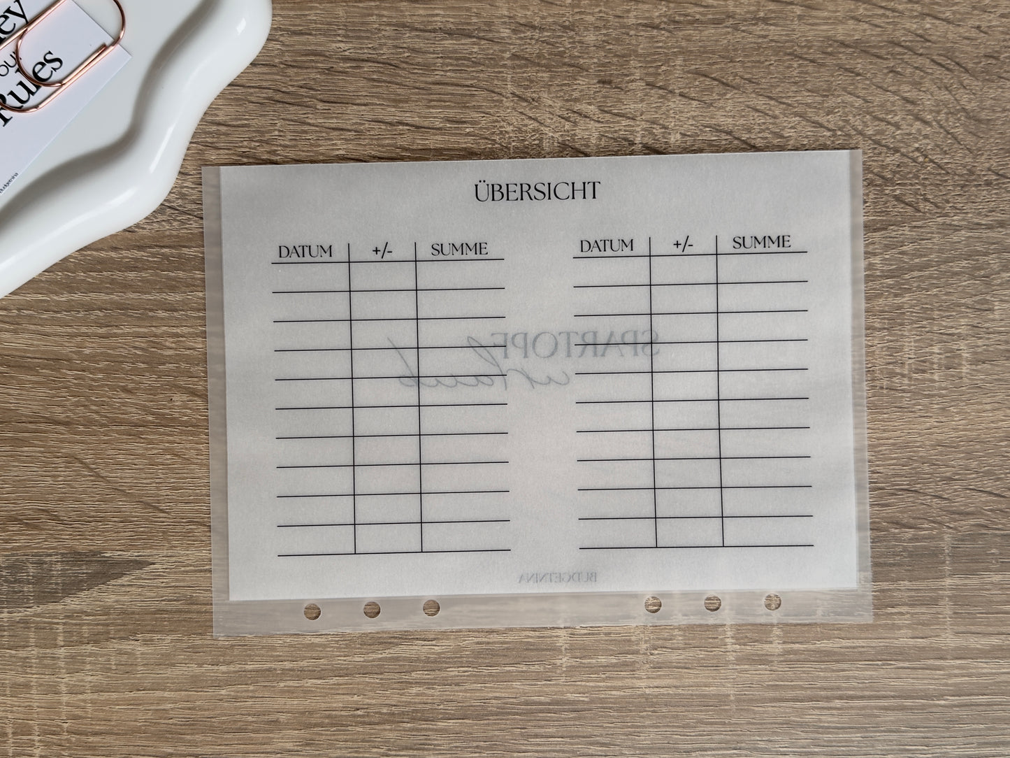 A5 Umschlag Premium „Spartopf“