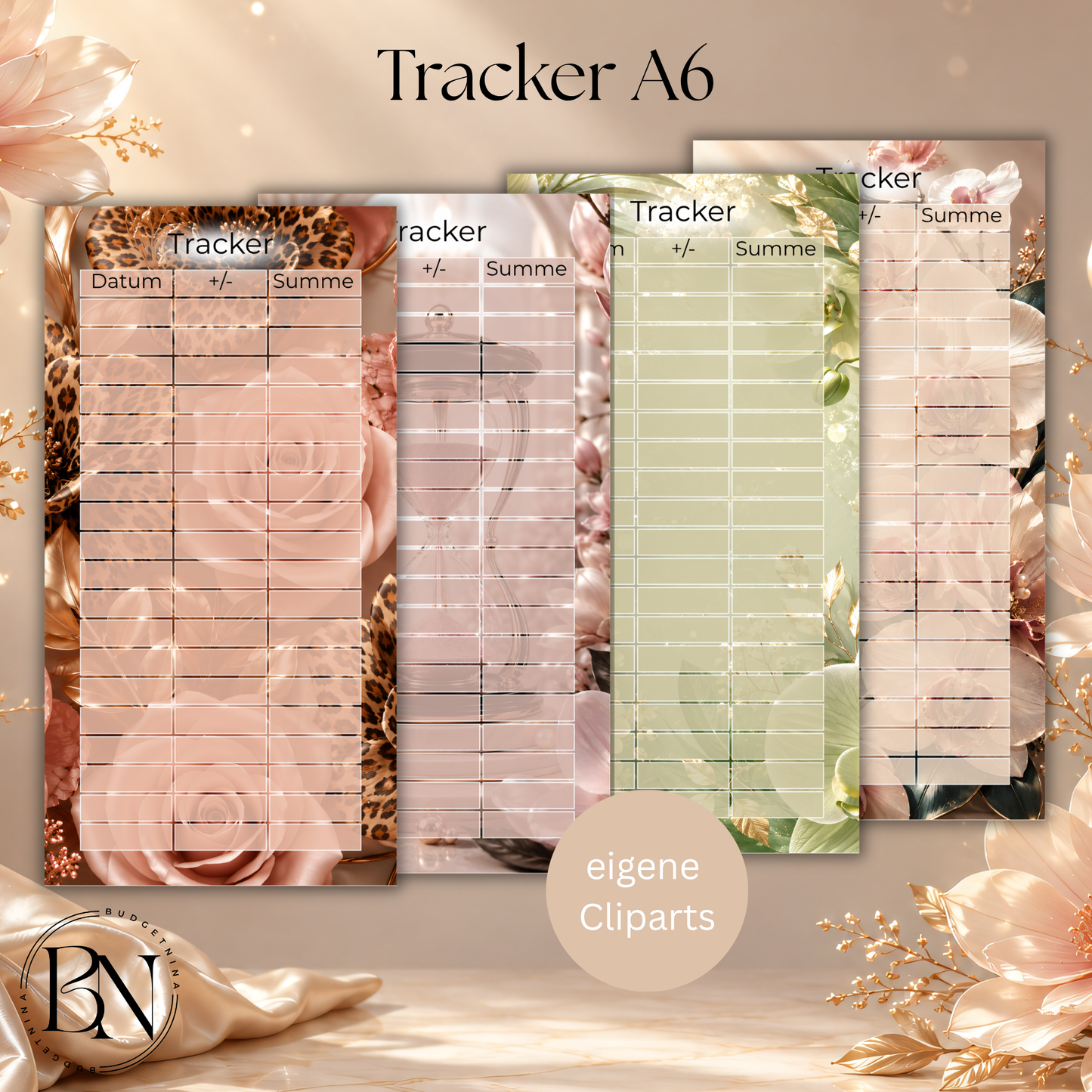 Elegante A6 Budget Tracker