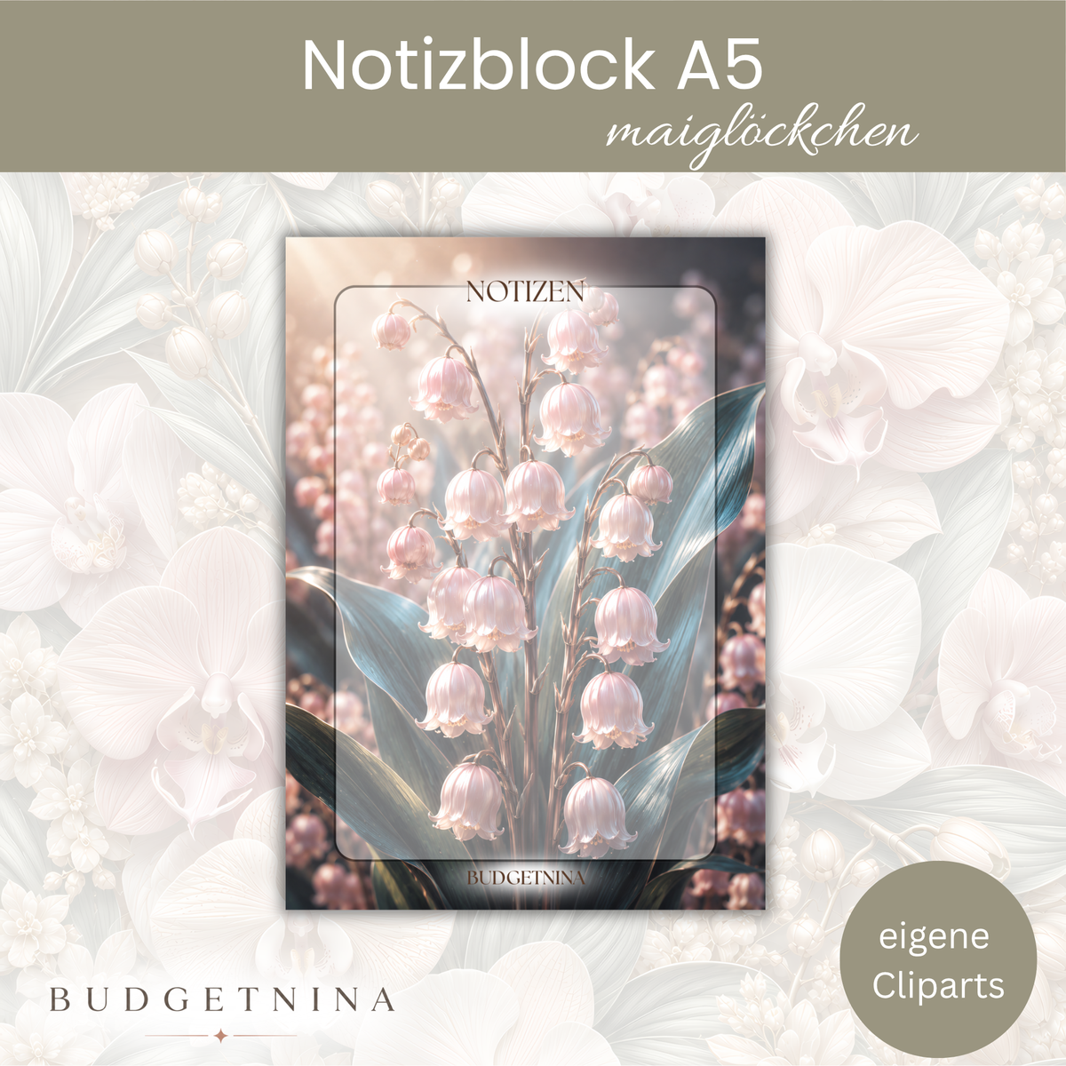 A5 Notizblock - 3 Designs