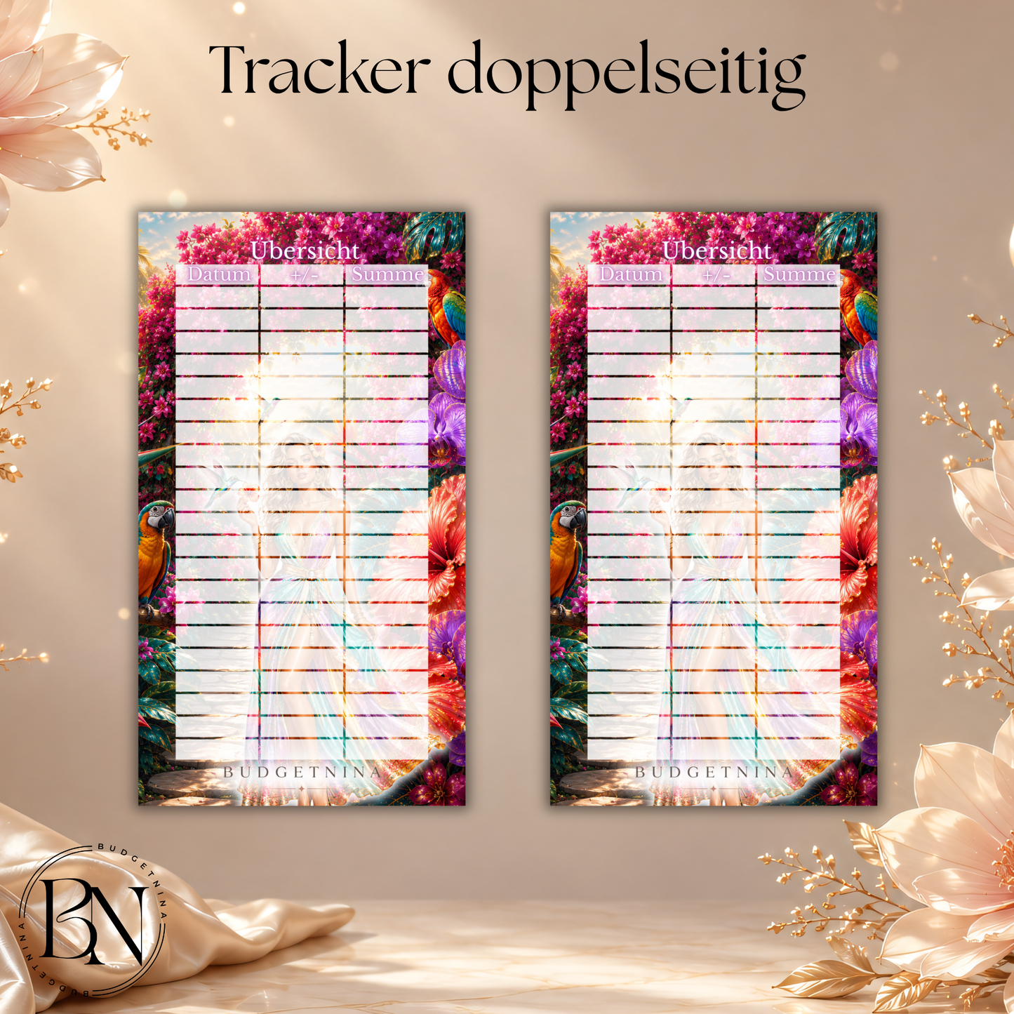 B-Ware: Einheftchallenge Set „Coloful Paradise“ – Sparchallenge inkl. Deckblatt & Tracker
