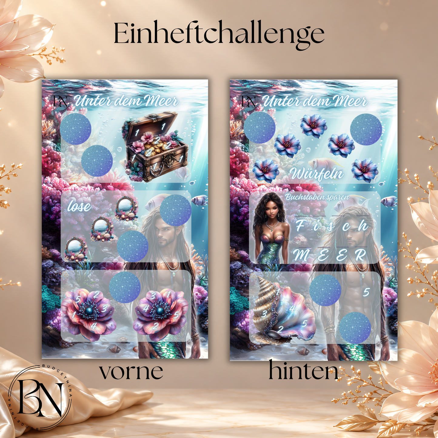 Unter dem Meer- Einheftchallenge A6