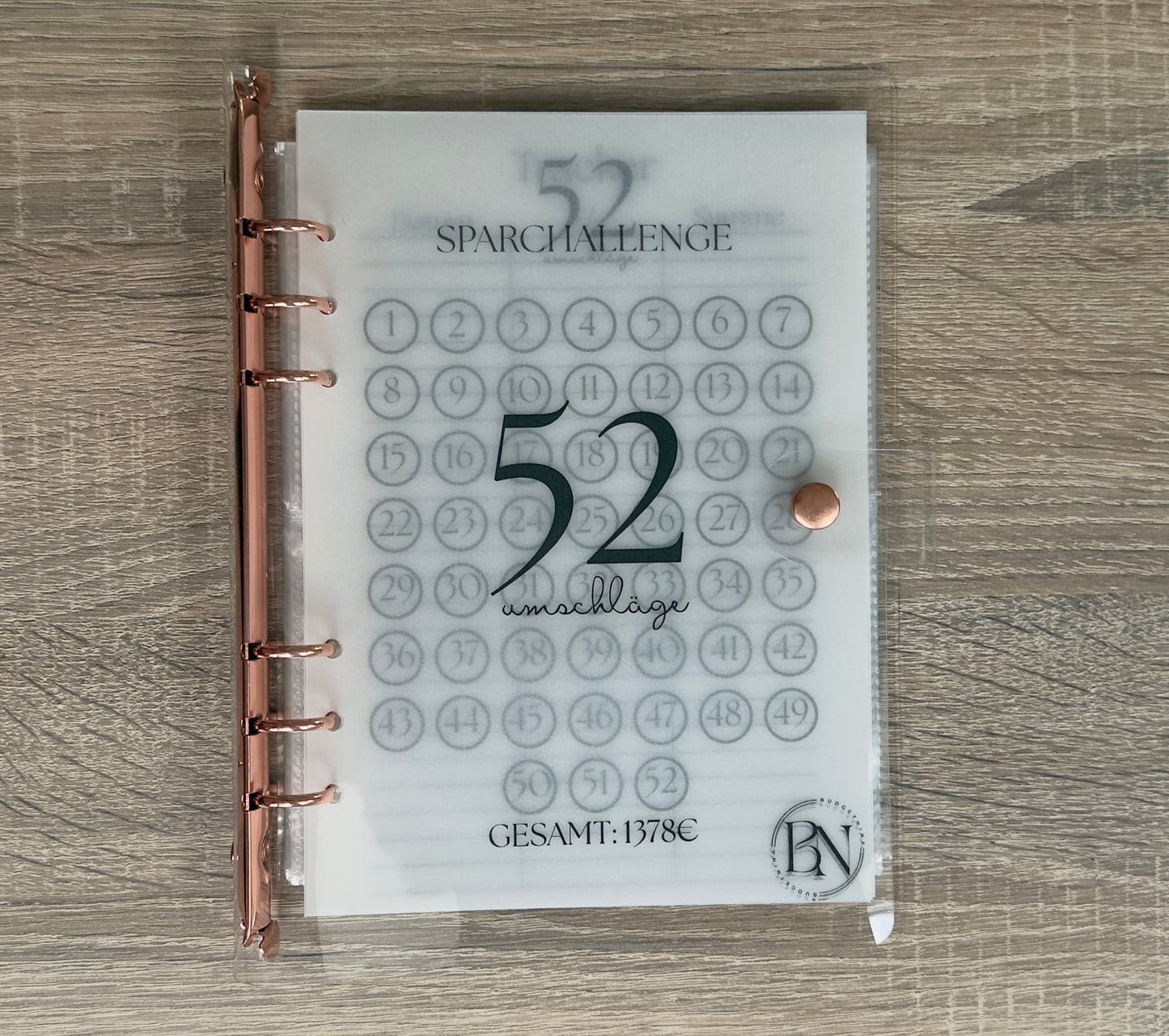 52 Wochen Sparchallenge