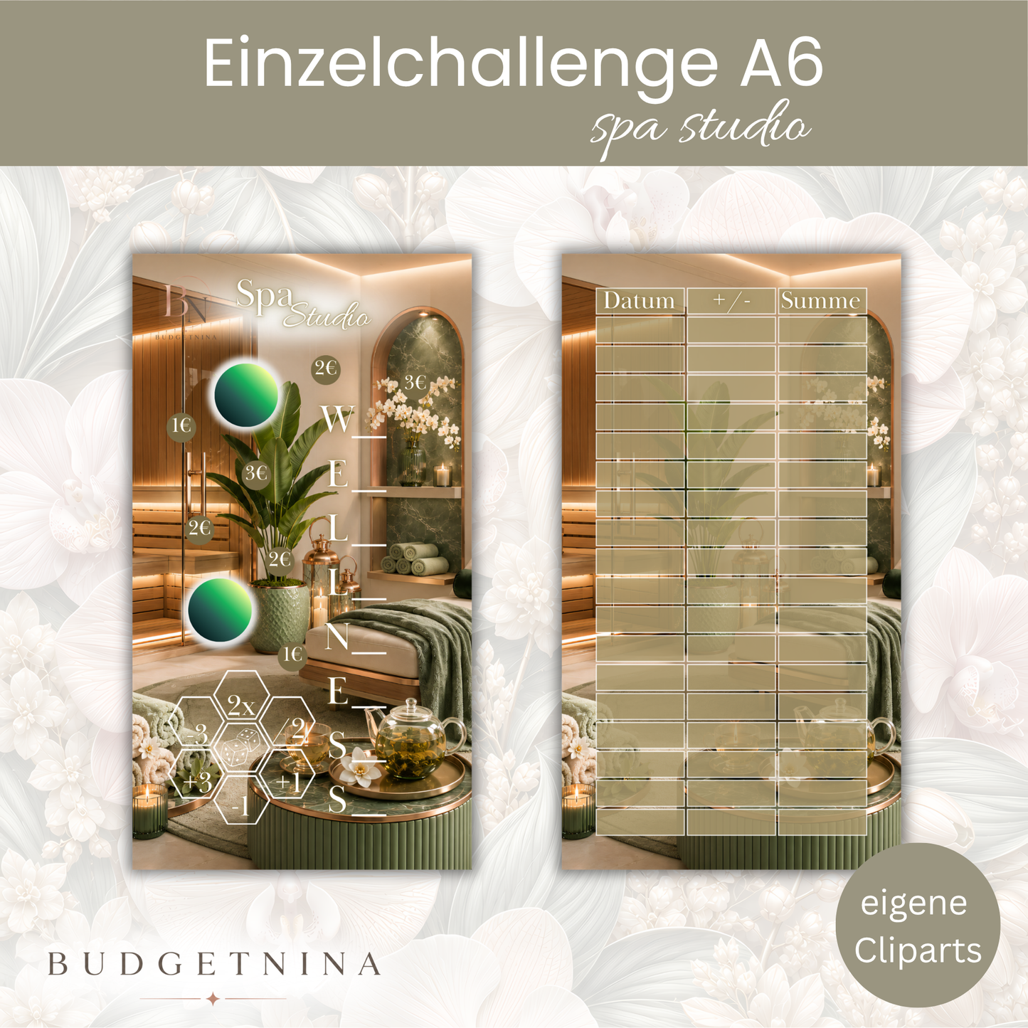 Einzelchallenge "Spa Studio" – Kompakte Wellness Sparchallenge