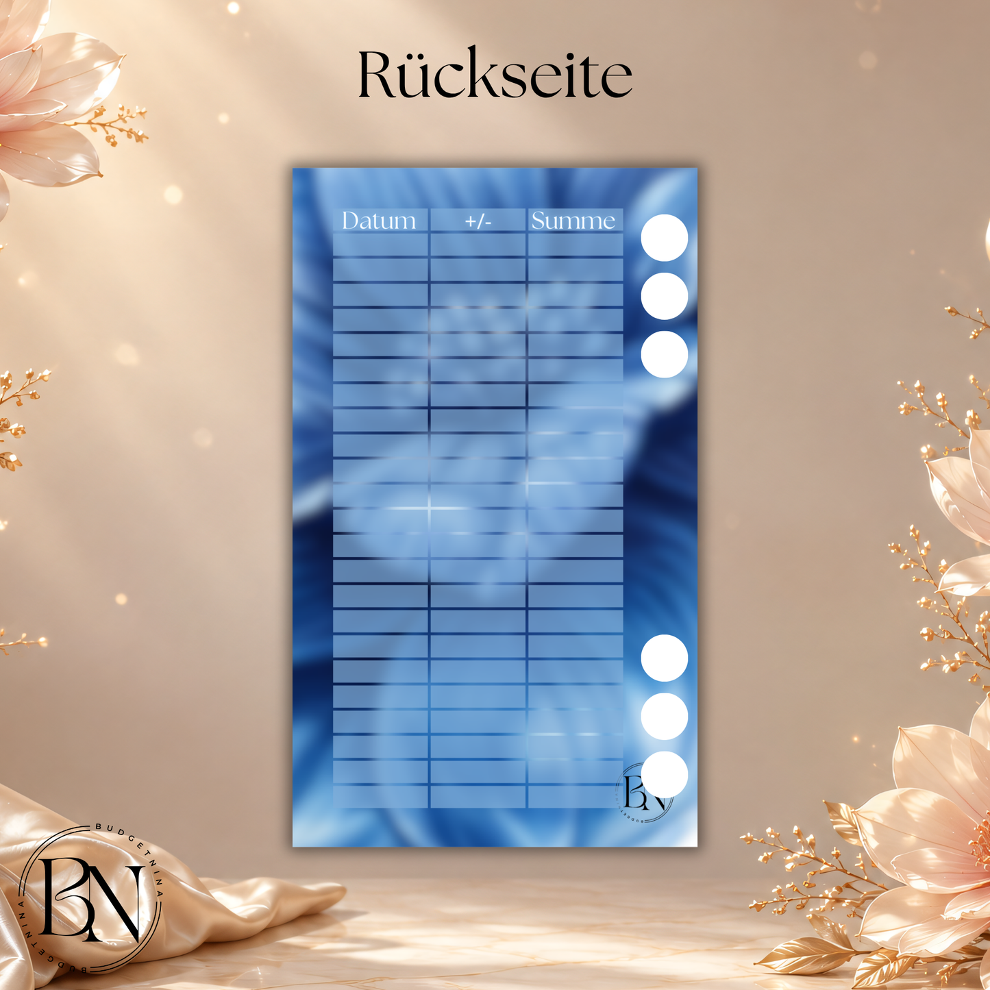 Nachzahlung Wasser - Einheftchallenge A6