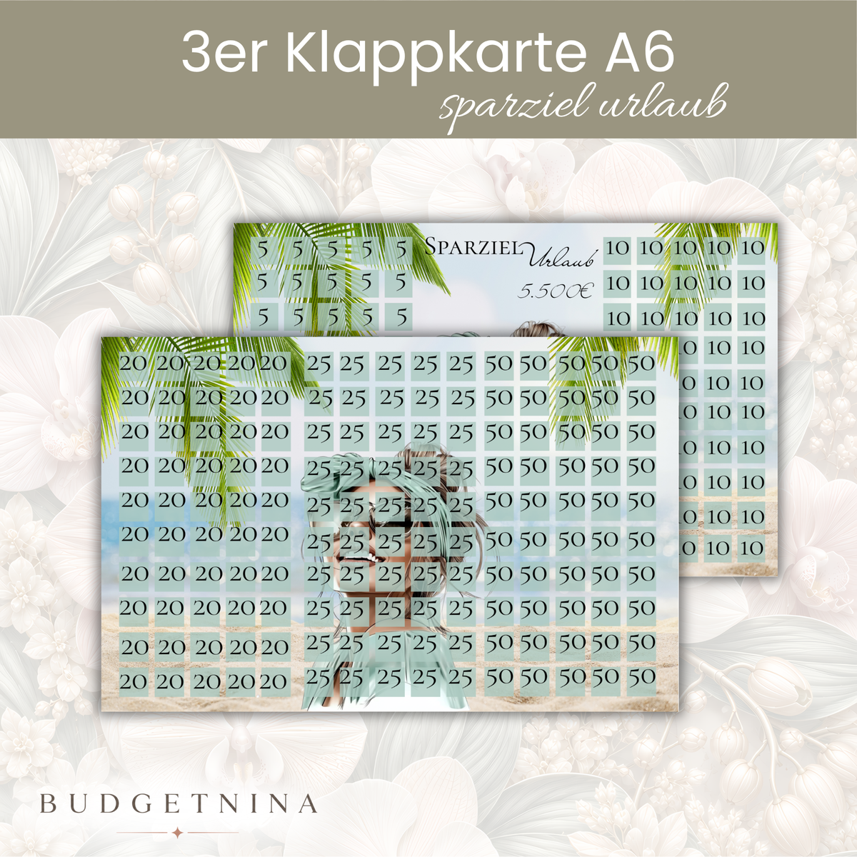 Urlaub Sparplan 5.500€
