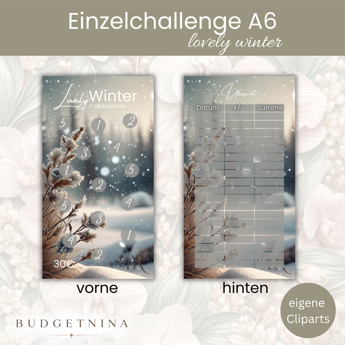 Lovely Winter - A6 Einzelchallenge