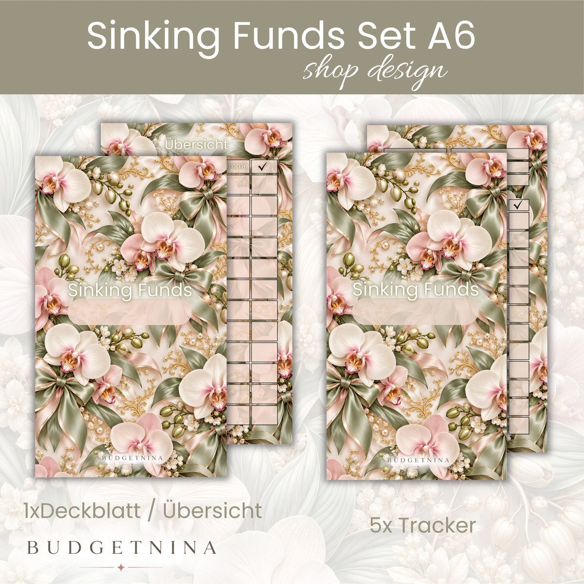 Sinking Funds Set A6 - Shop Design