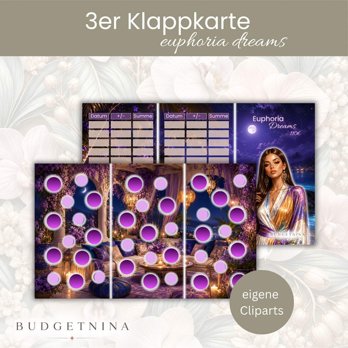 3er Klappkarte Euphoria Dreams