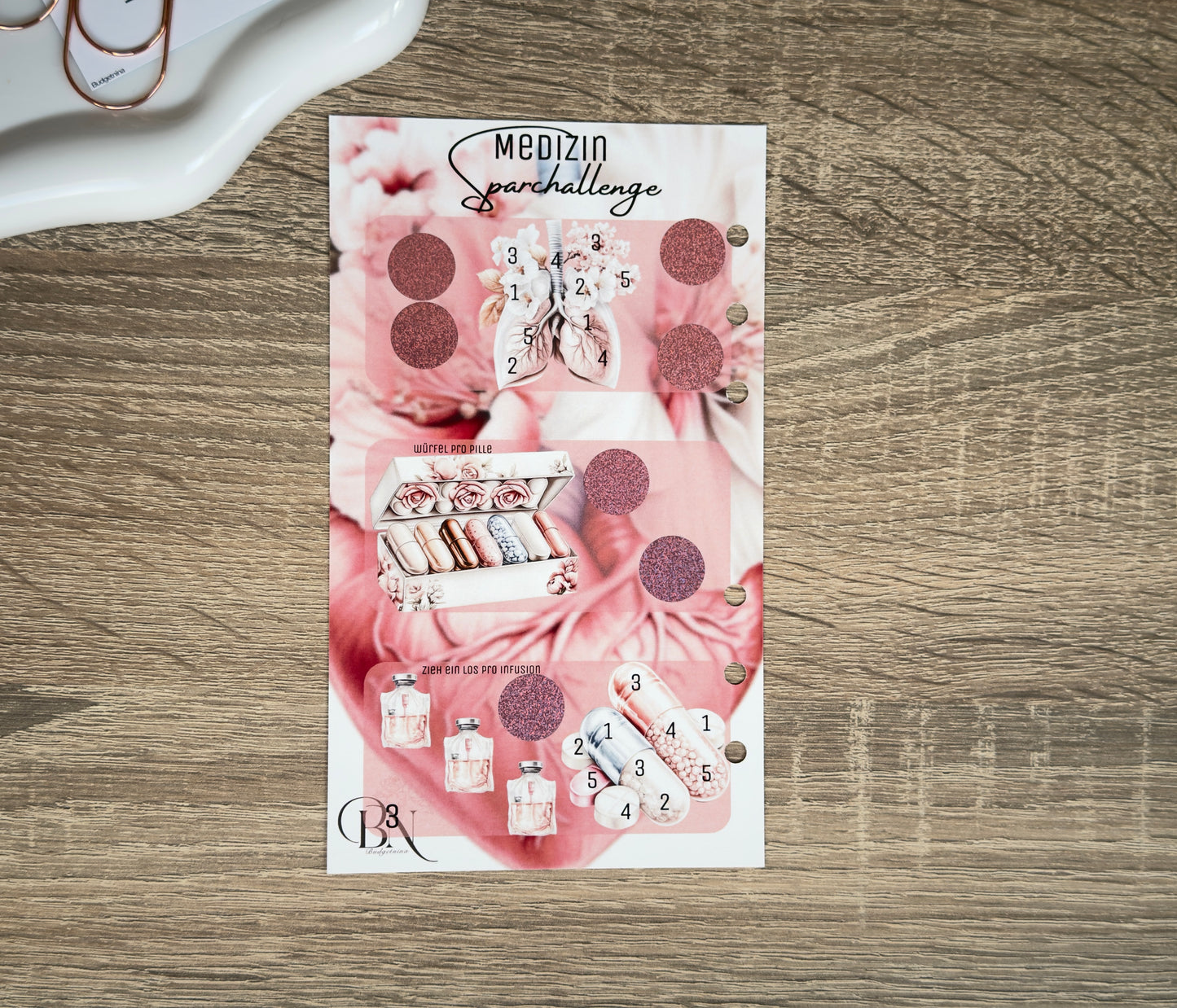 A6 Mini Jahreschallenge Medizin