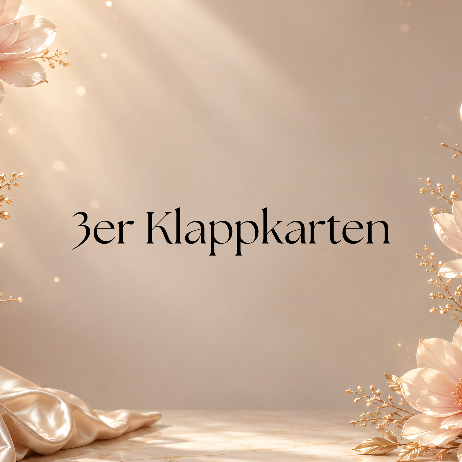 3er Klappkarten