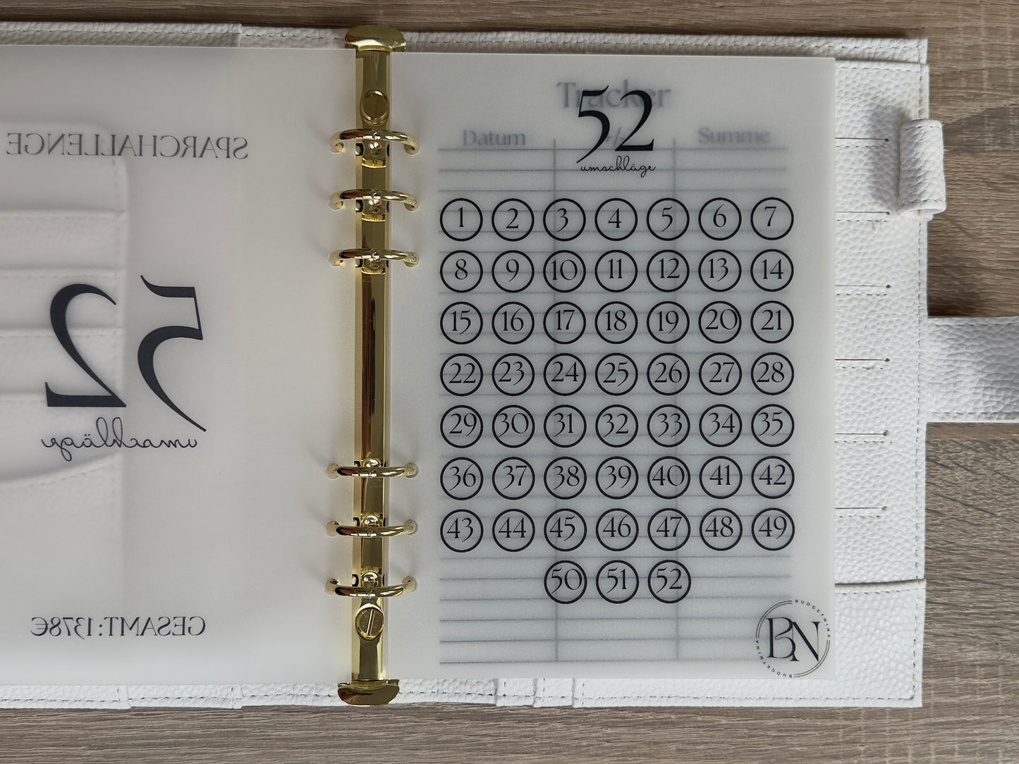52 Wochen Sparchallenge