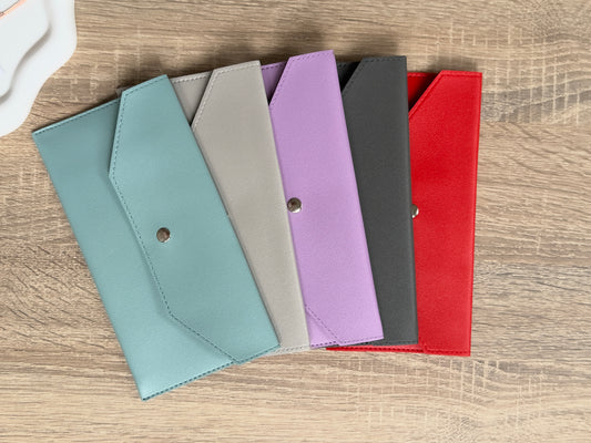 Cash Wallet / Geldmäppchen neutral bunt