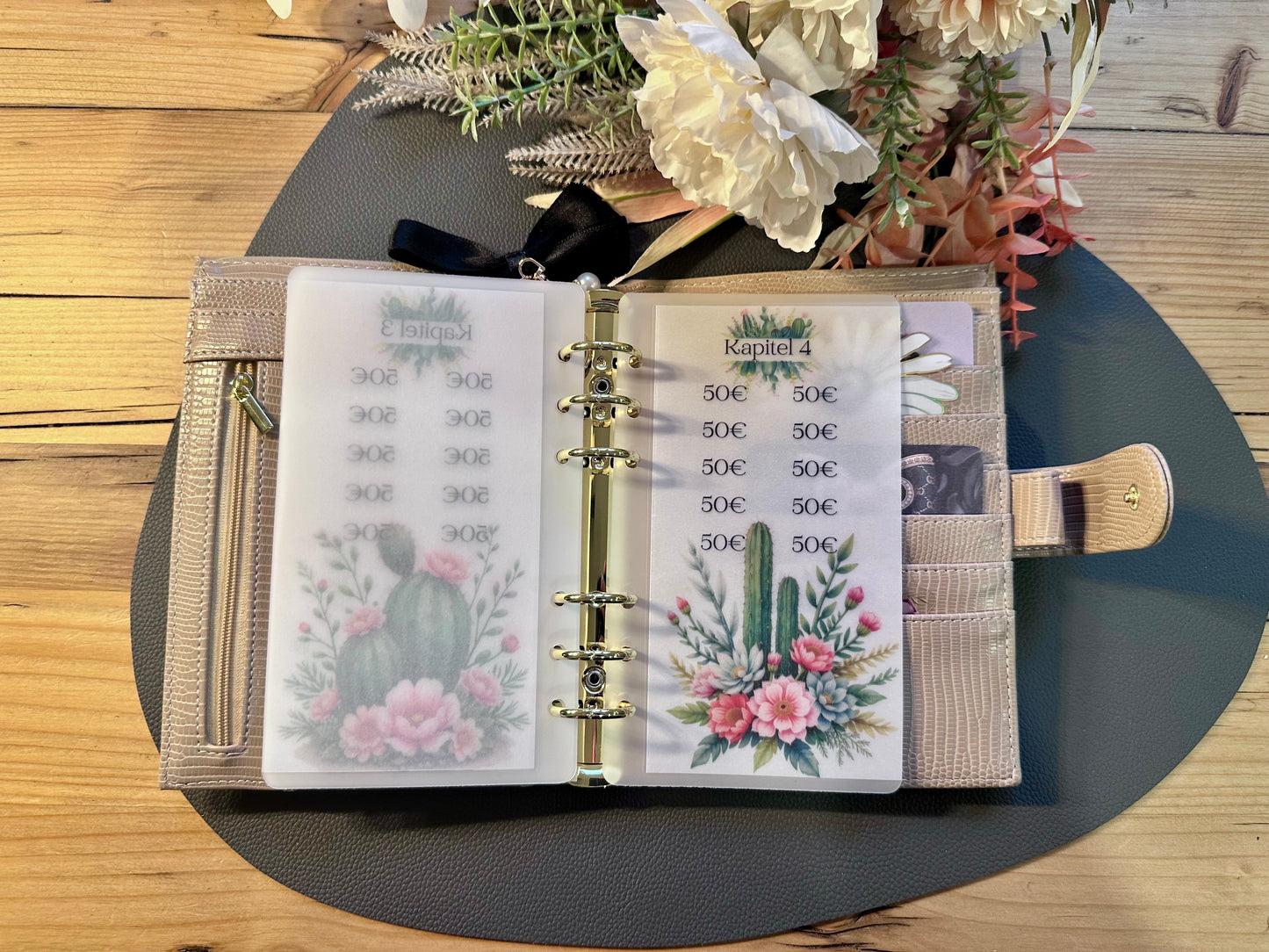 50€ Sparchallenge A6 Budget Binder Spar-Challenge 50€ A6 Budgeting Binder