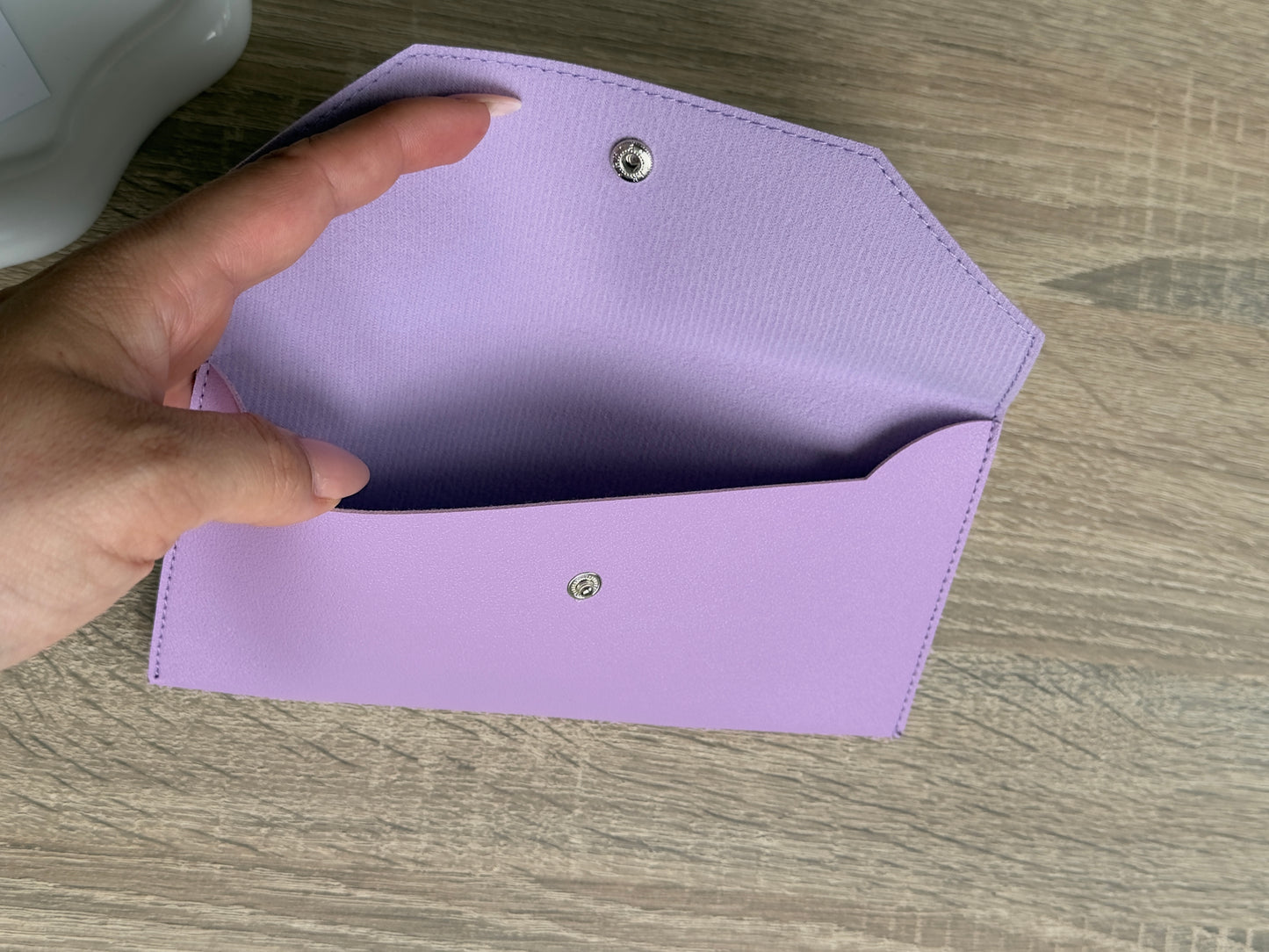 Cash Wallet / Geldmäppchen neutral bunt