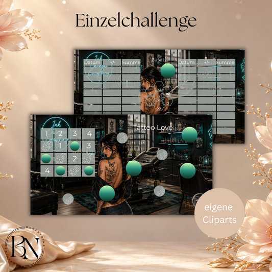 Tattoo Love  - A6 Einzelchallenge