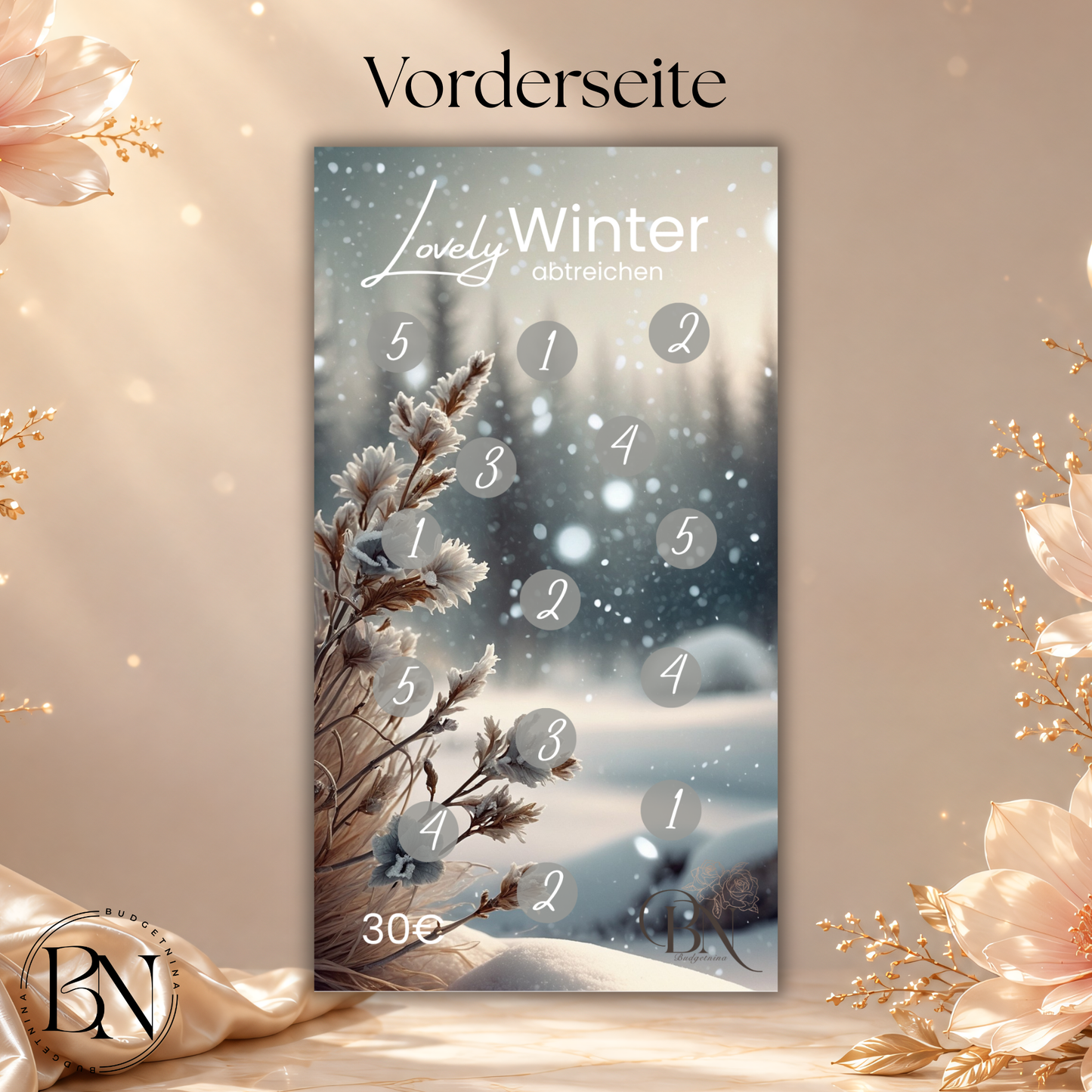 Lovely Winter - A6 Einzelchallenge