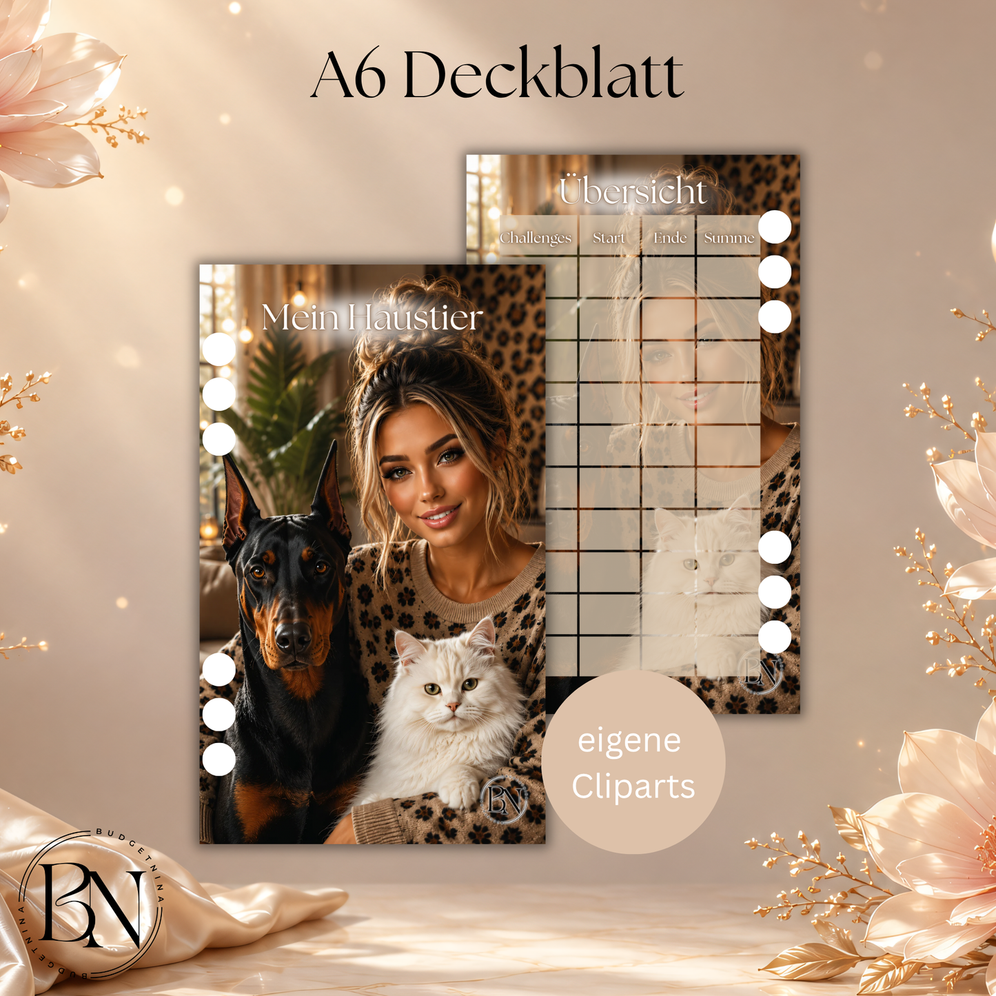 Mein Haustier Deckblatt A6