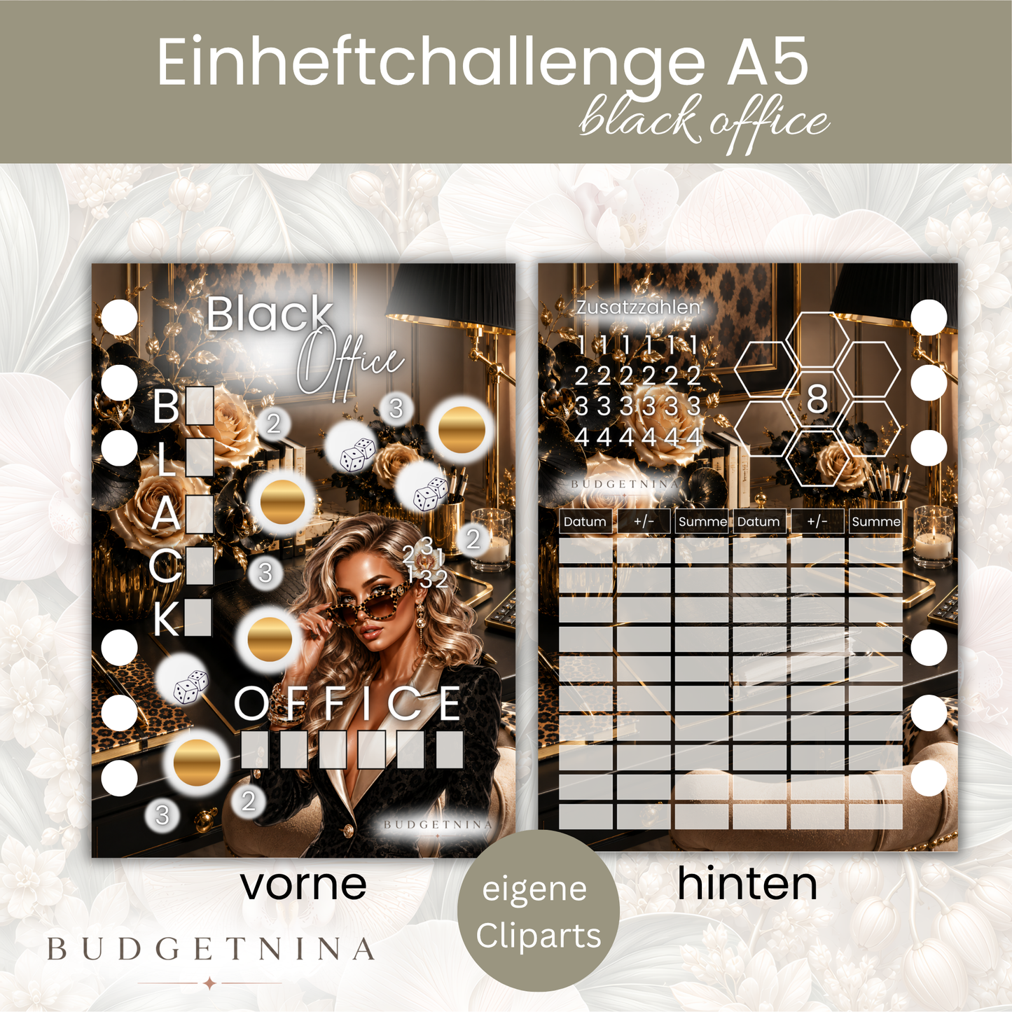 Black Office - Einheftchallenge A5