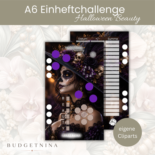 Halloween Beauty – A6 Einheftchallenge