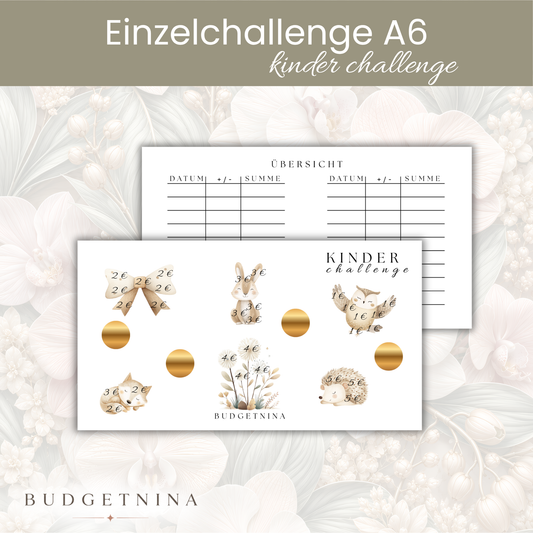 Kinder Challenge A- A6 Einzelchallenge