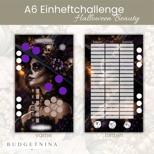 Halloween Beauty – A6 Einheftchallenge