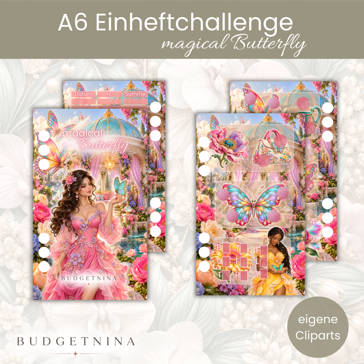 Magical Butterfly - Einheftchallenge