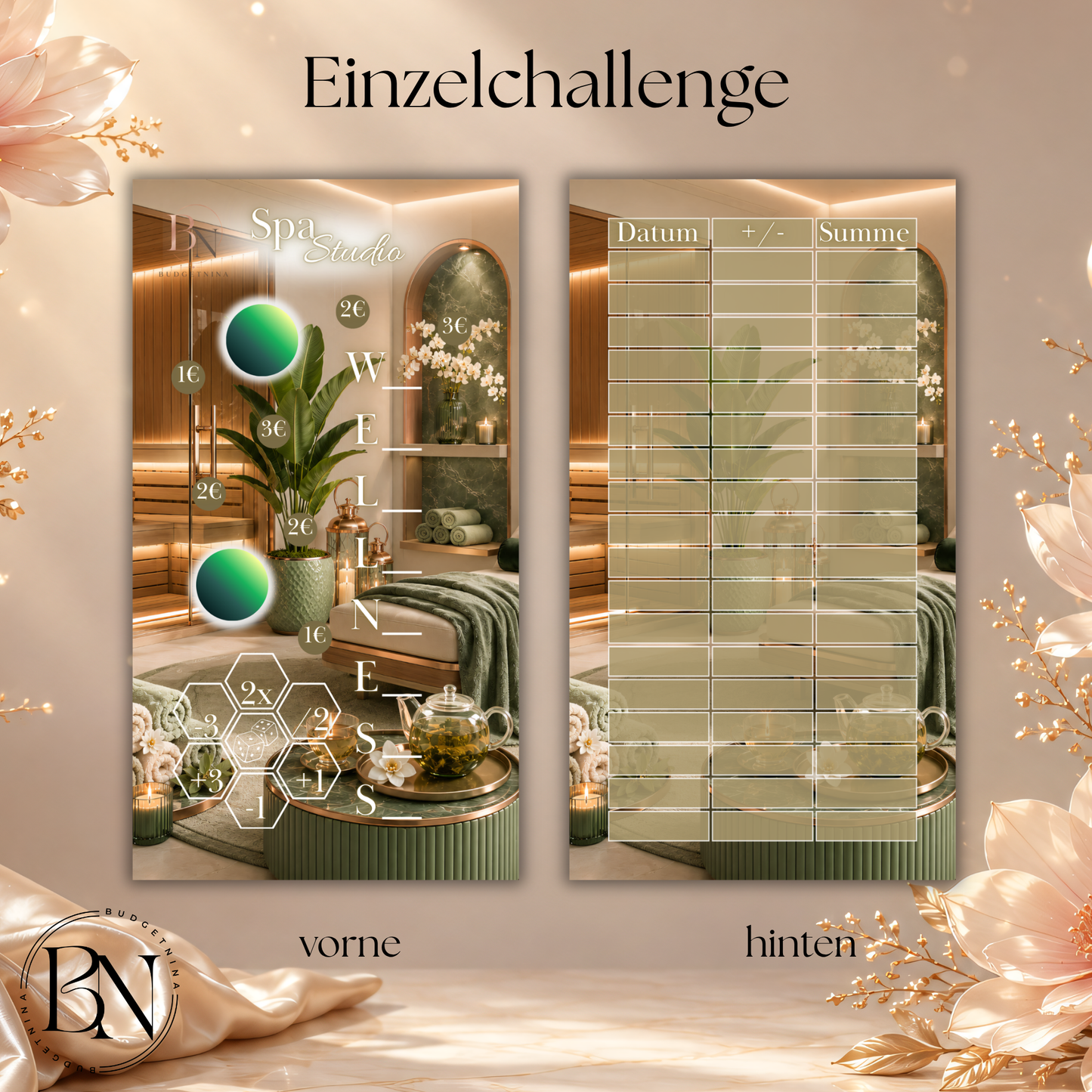Einzelchallenge "Spa Studio" – Kompakte Wellness Sparchallenge