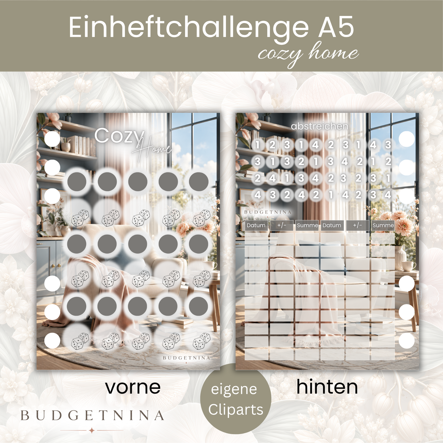Cozy Home - Einheftchallenge A5