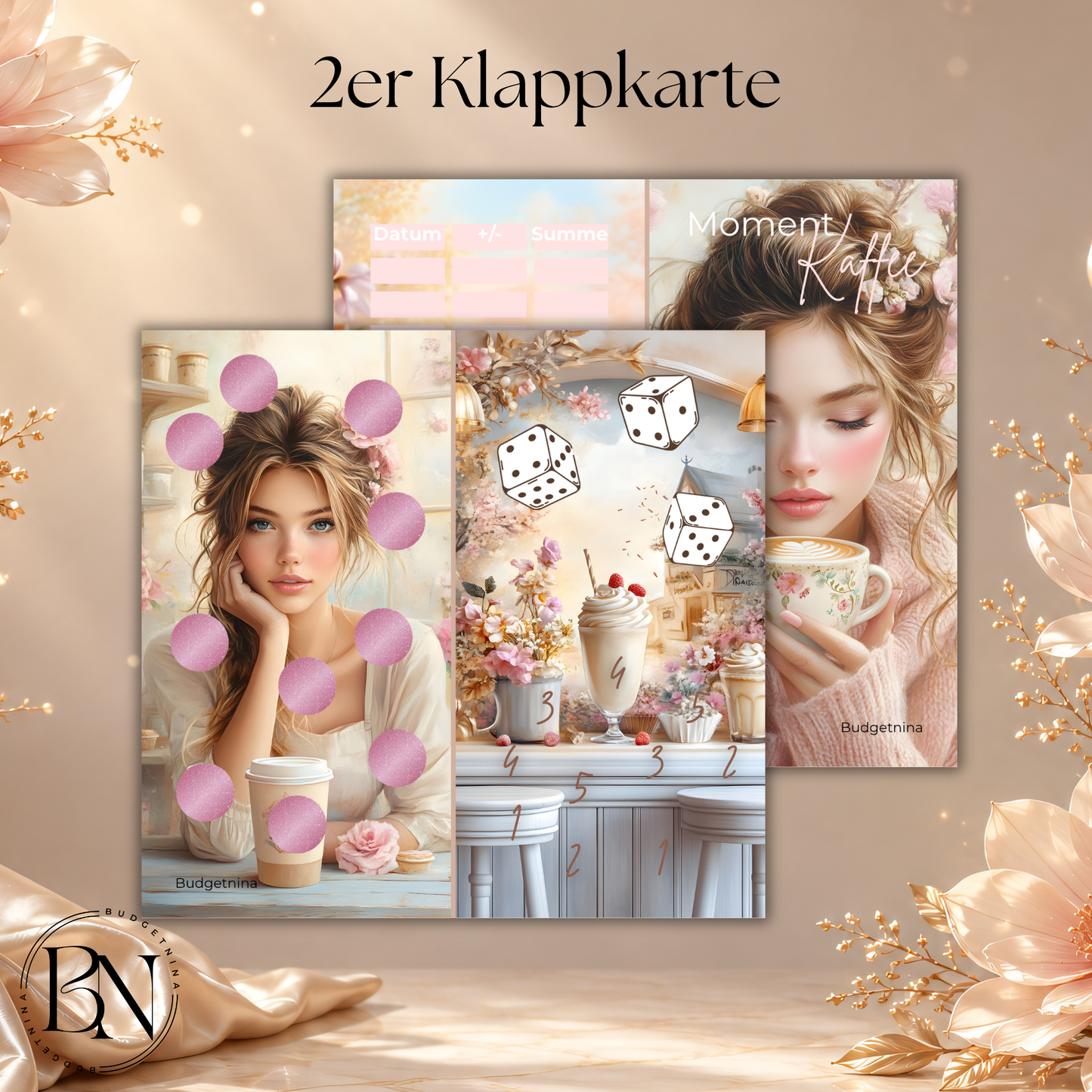Moment Kaffee - 2er Klappkarte