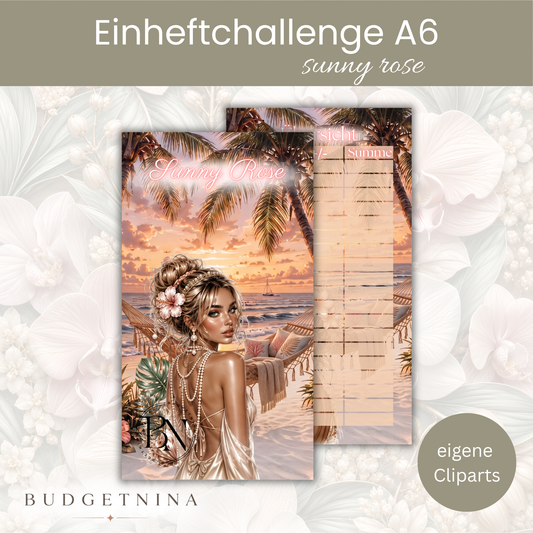 Sunny Rose Einheftchallenge