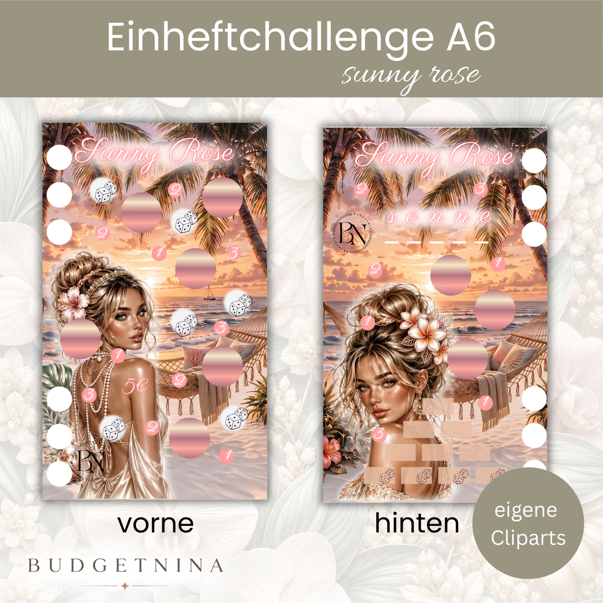 Sunny Rose Einheftchallenge