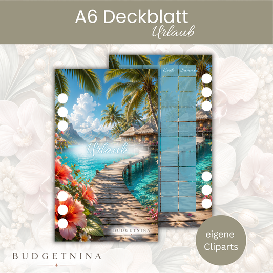 A6 Deckblatt Urlaub