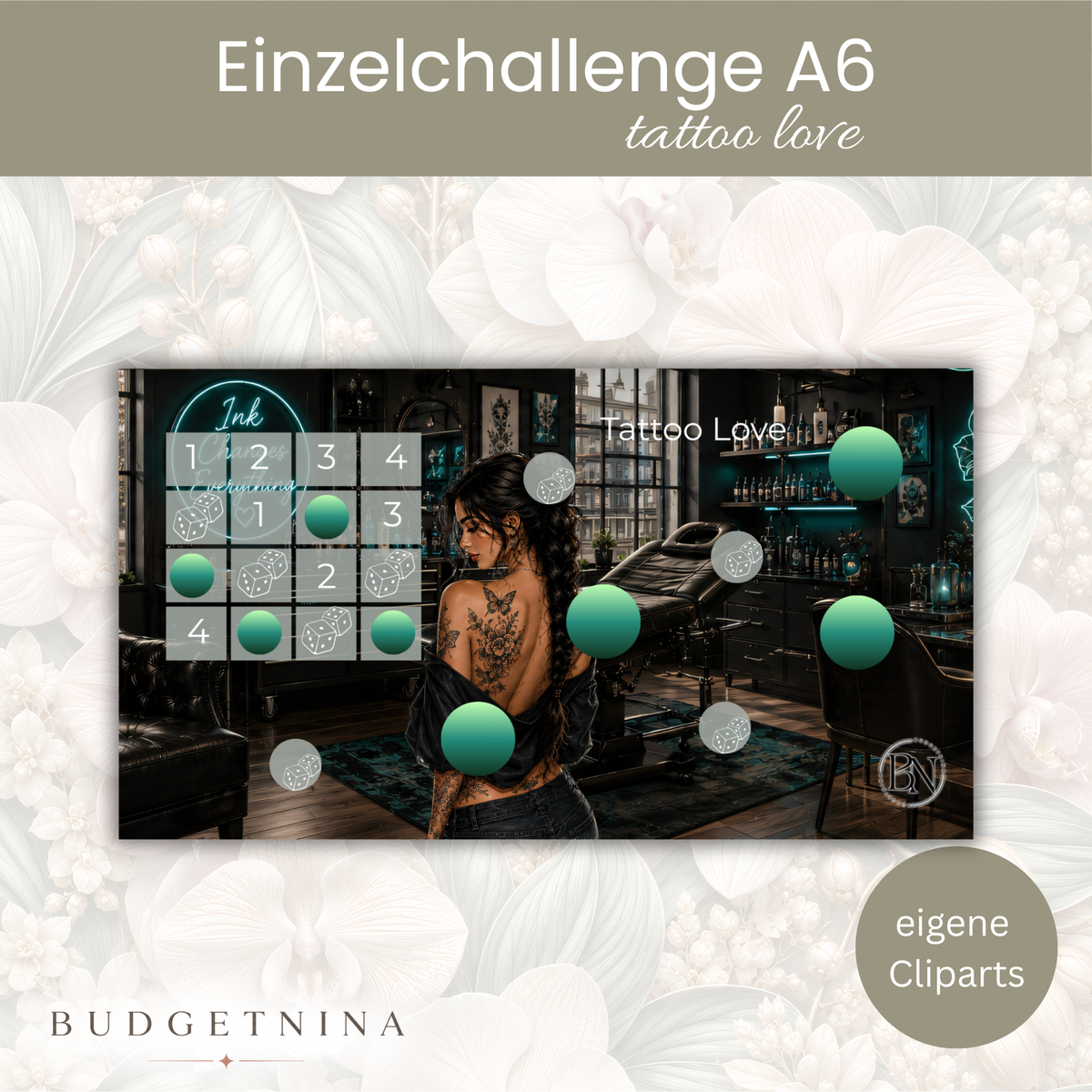 Tattoo Love  - A6 Einzelchallenge