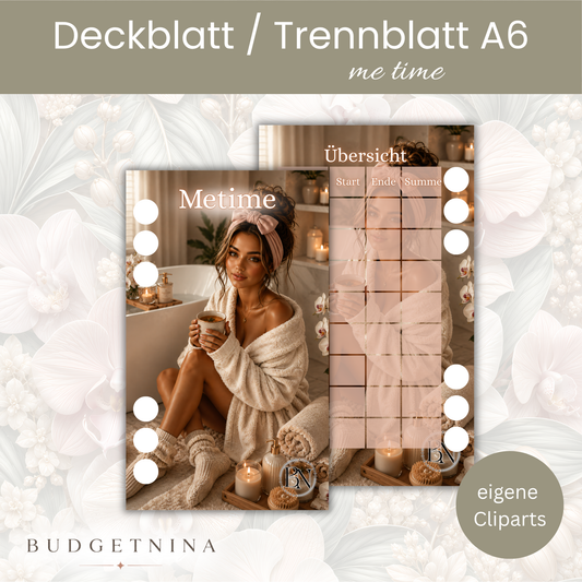 Me Time  - A6 Deckblatt