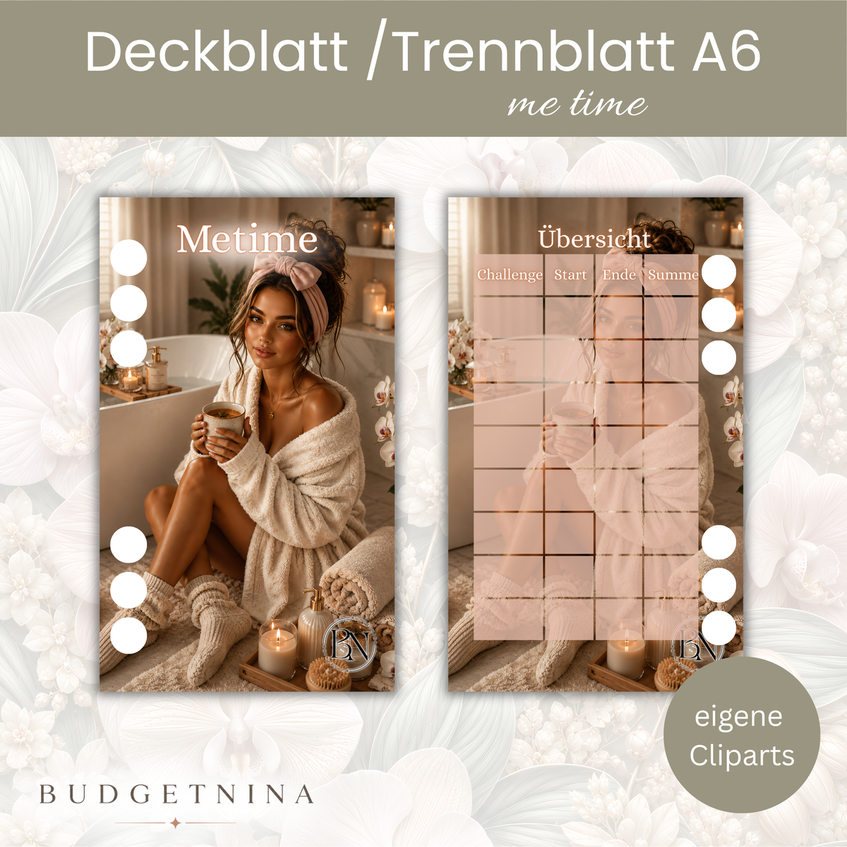 Me Time  - A6 Deckblatt