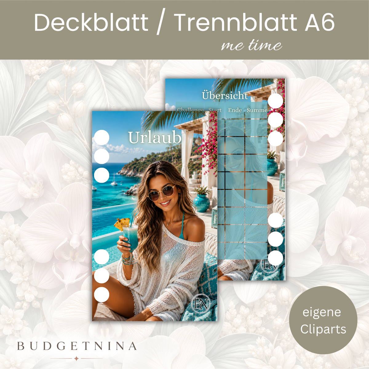 Urlaub  - A6 Deckblatt