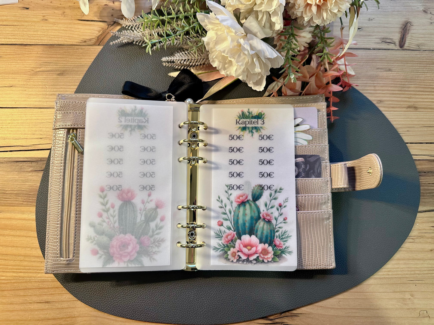 50€ Sparchallenge A6 Budget Binder Spar-Challenge 50€ A6 Budgeting Binder