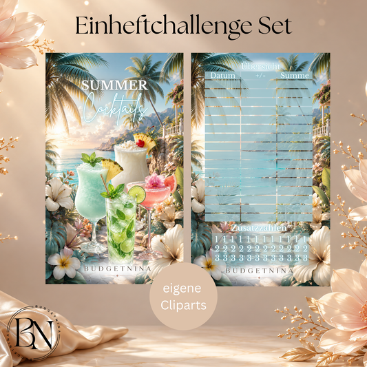 Einheftchallenge-Set „Summer Cocktails“