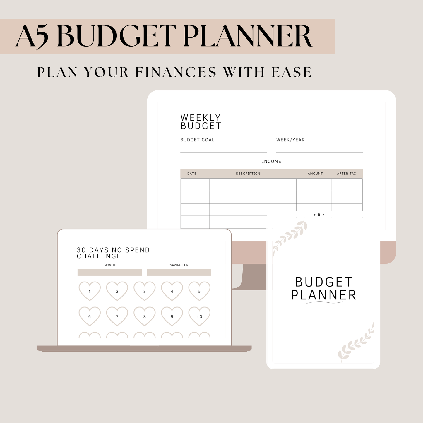 A5 cozy Budget Planner
