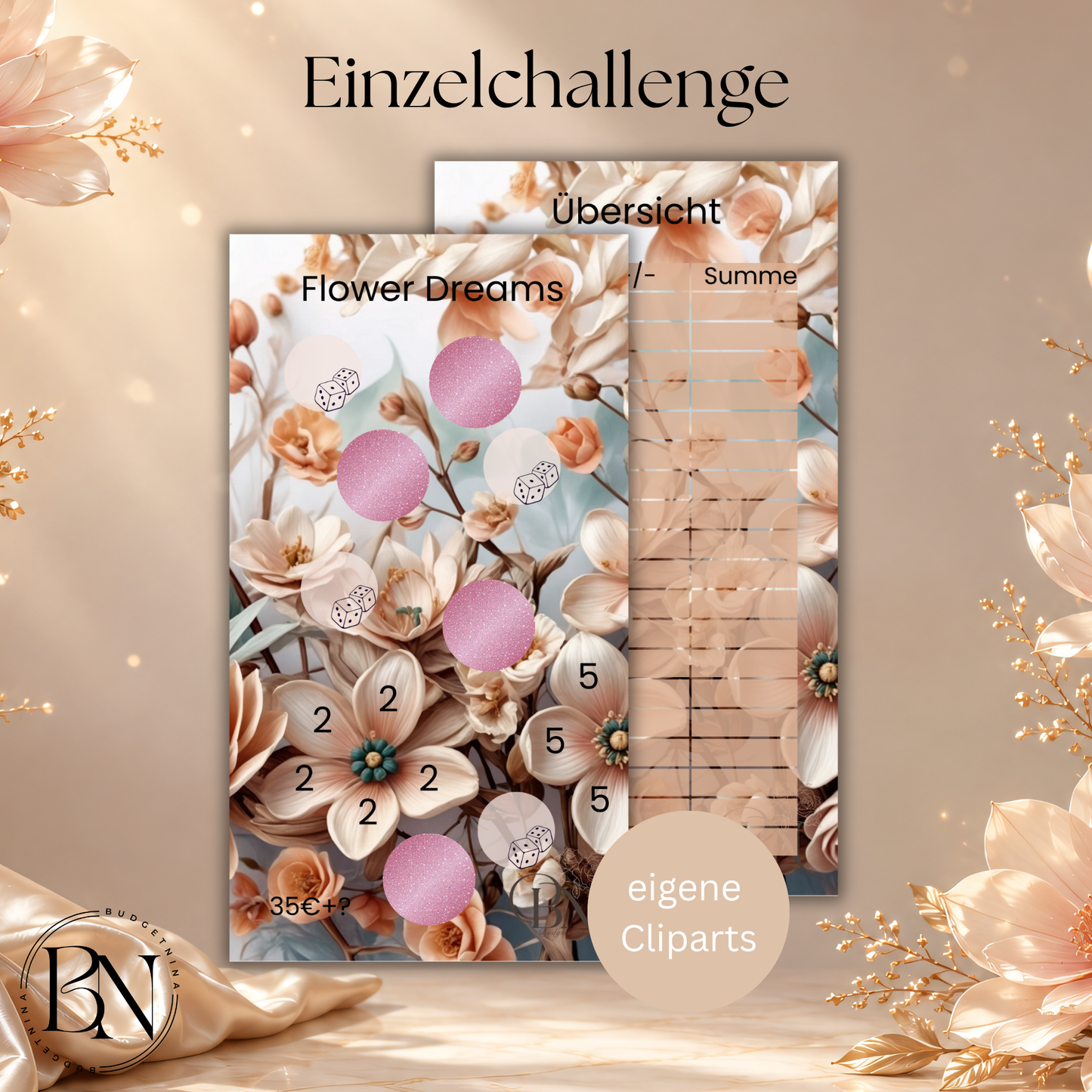 Einzelchallenge Flower Dreams