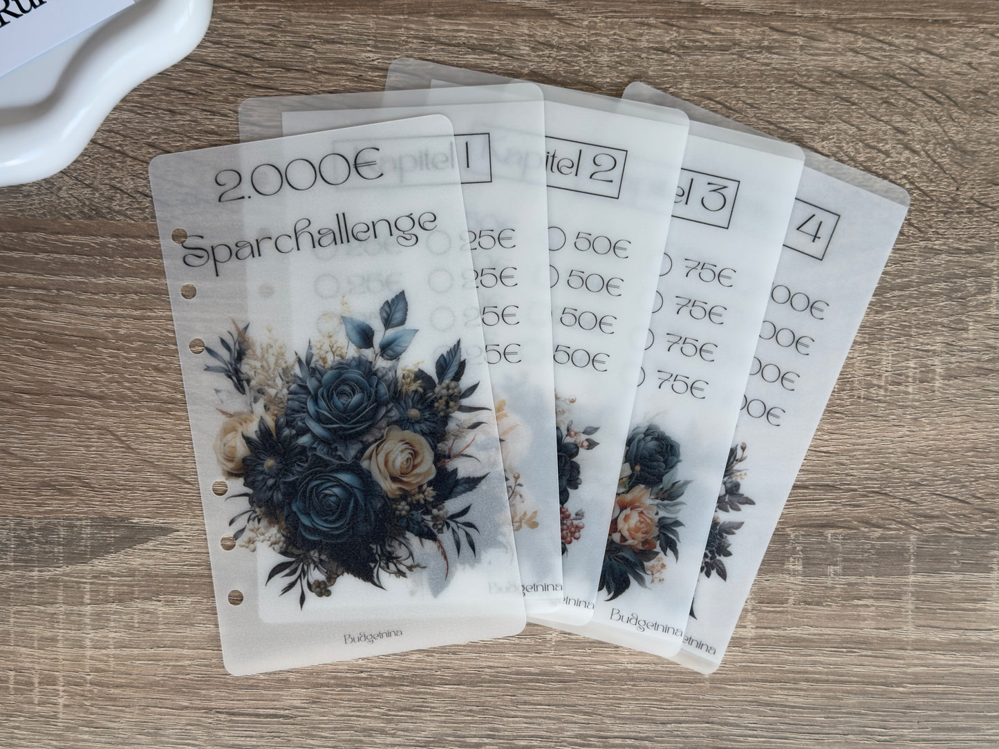 2.000€ Sparchallenge Budget Binder A6 2000 Euro Spar-Challenge Budgeting Binder A6 Challenge