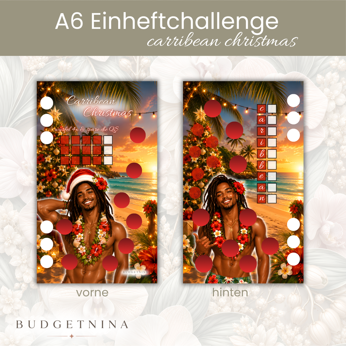 A6 Einheftchallenge Carribean Christmas