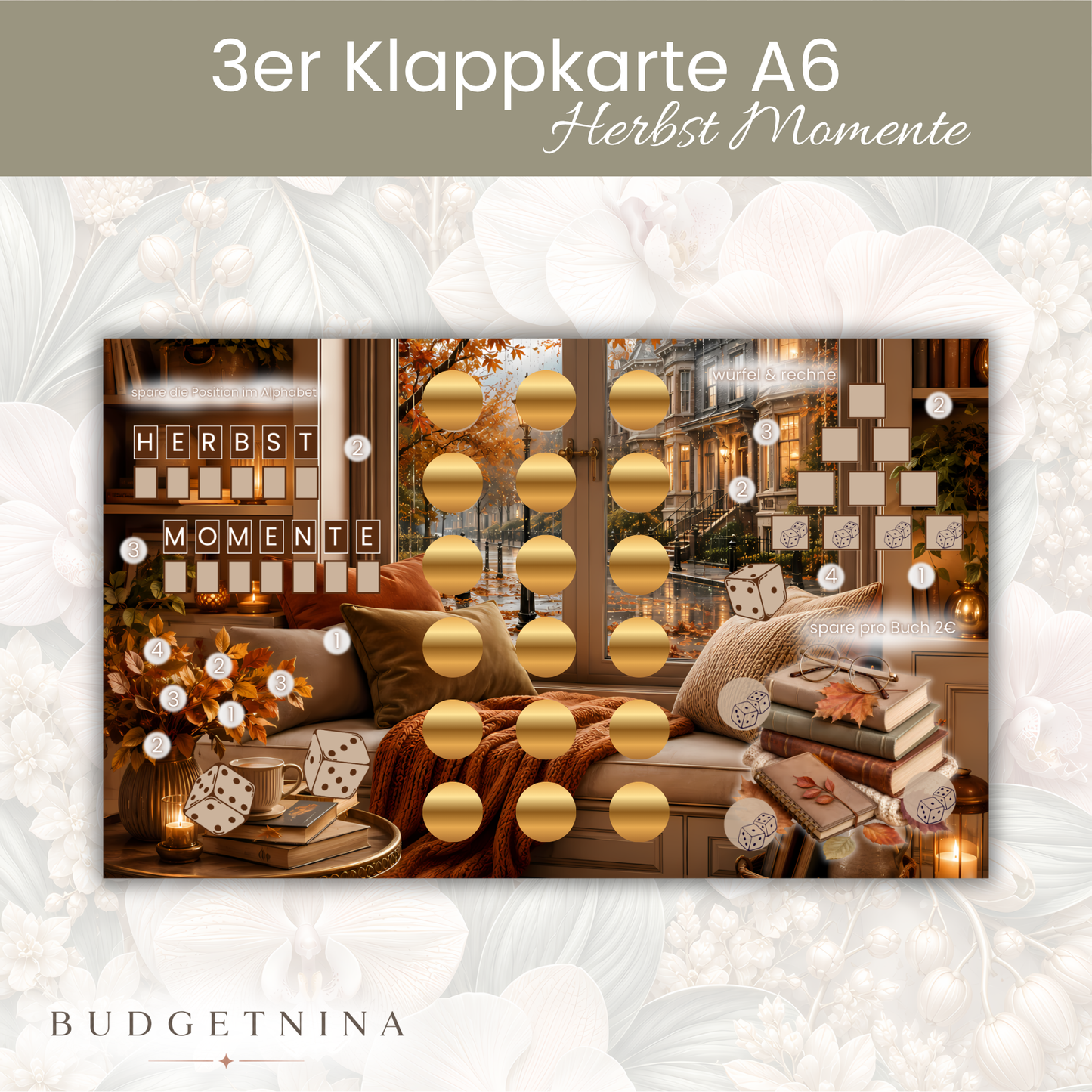 Herbst Momente – 3er Klappkarte