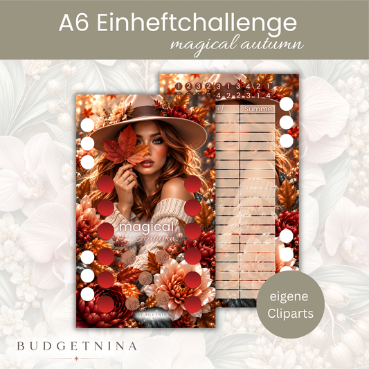 A6 Einheftchallenge magical autumn
