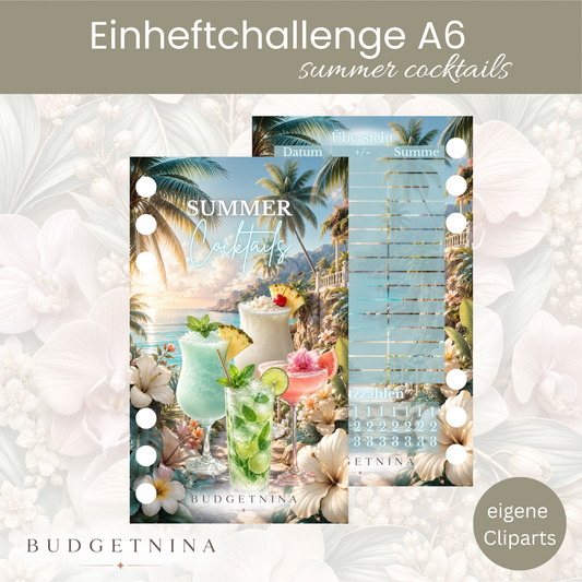 Einheftchallenge-Set „Summer Cocktails“