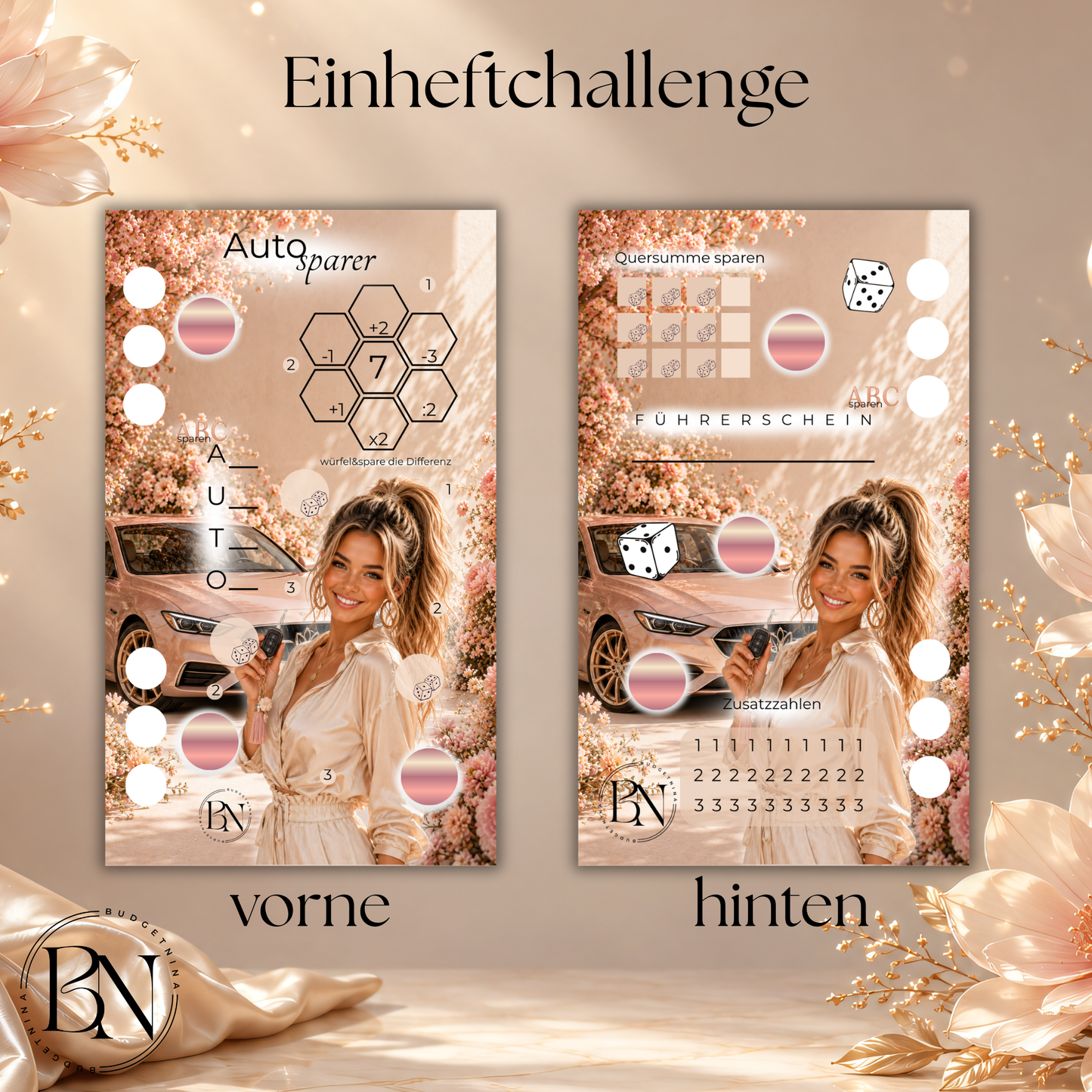EInheftchallenge Autosparer - inkl. Dashboard